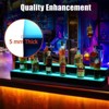 2 Tier 48 Inch LED Lighted Liquor Bottle Display Shelf - Acrylic Wine Cooler with Remote & Bluetooth App Control, 16 Color RGB Lighting & Music Sync - 4 of 4