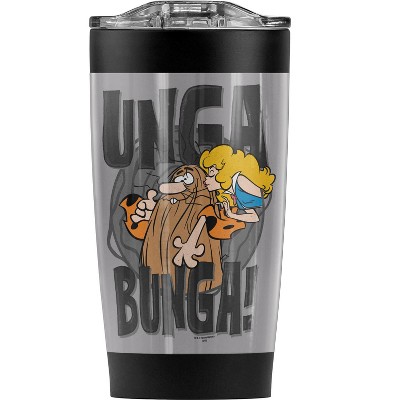 Captain Caveman Unga Bunga Steel Tumbler 20oz Coffee Travel Mug