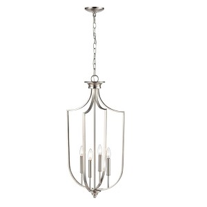 Millennium Lighting 4 - Light Pendant in  Brushed Nickel - 1 of 2
