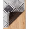 HomeStock Laredo Fortin Grey & Ivory 3x5, Transitional, Woven with Digital Heat Transferred Printing - 4 of 4