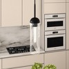 Hudson and Canal 3.5" Wide Pendant with Cylinder Glass Shade - 4 of 4