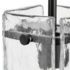 Progress Lighting, Rivera Collection, 1-Light Wall Sconce, Matte Black, Clear Textured Glass. - 3 of 3