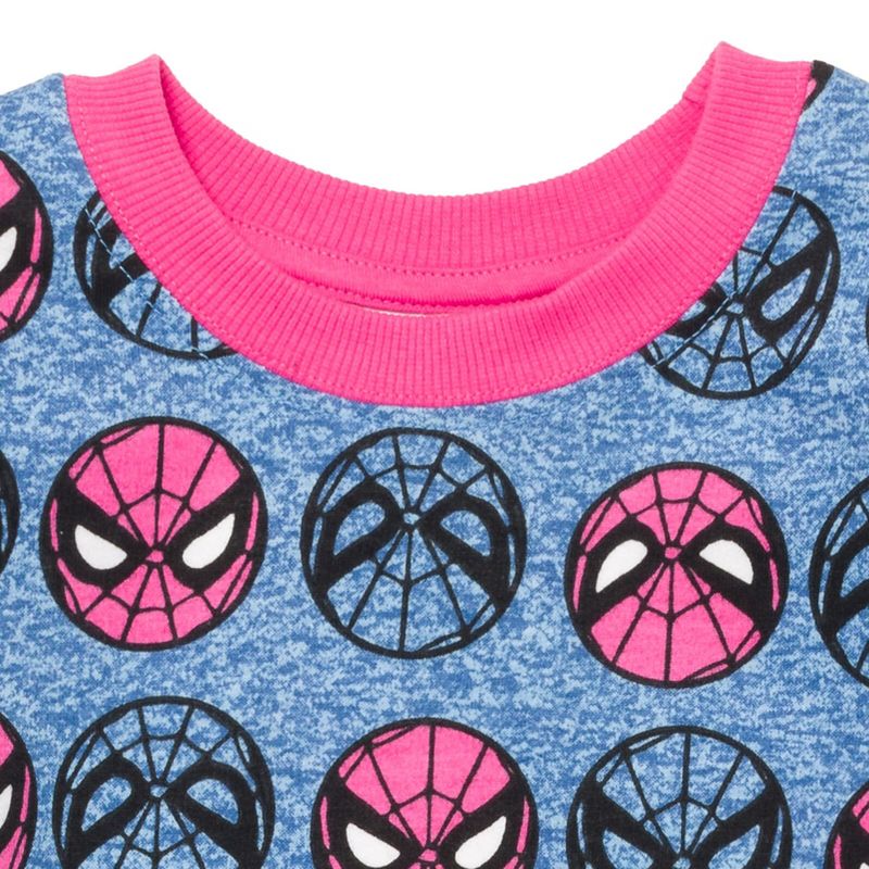 Marvel Comics Spider-Man Girls Sweatshirt Toddler to Big Kid, 5 of 8