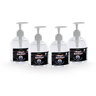 NHL Edmonton Oilers 16oz Pump Top Hand Sanitizer - 4pk