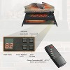CLIHOME 23 in. Infrared Electric Fireplace 3D Log Set Insert in Antique Black for Indoor - 4 of 4
