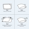 PAGED Sleeping Pillow, Memory Foam Pillow with Breathable Mesh, Ergonomic Bed Pillow for Back, Stomach or Side Sleepers - 4 of 4