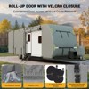 Travel Trailer Cover,RV Cover Extra-thick Heavy Duty Upgraded 7 Layers Waterproof Camper Cover RV Travel Trailer Cover Utility For Snowproof,Extra Windproof Straps and 30Pcs Accessories - 3 of 4