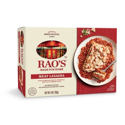 Rao's Frozen Made For Home Meat Lasagna - 8.9oz