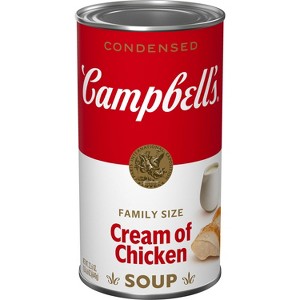 Campbell's Condensed Family Size Cream of Chicken Soup - 22.6oz - 1 of 4