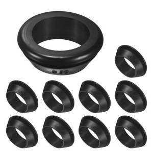 Unique Bargains Rubber Corrosion-Resistant Snap-in Locking Hole Plugs Black - 1 of 4