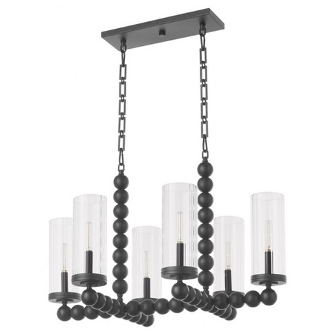 Quorum Lighting Lee Boulevard 6 - Light Chandelier in  Matte Black - image 1 of 3