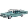 1959 Pontiac Bonneville Coupe Seaspray Green with Silver Top 1/87 (HO) Scale Diecast Model Car by Oxford Diecast - 2 of 3