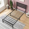 KIGFTSOD Platform Bed Frame with Wooden Headboard, Under Bed Storage, Non-Slip, Noise Free, Easy Assembly - 3 of 4