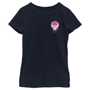 Girl's Marvel Venom Badge T-Shirt - 1 of 3