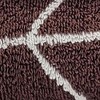 Knightsbridge Luxurious 6 Pieces Yarn Dyed Jacquard All Season Towel Set Coffee - 3 of 3