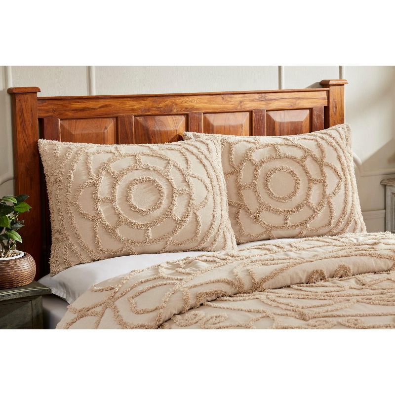 Cleo Comforter 100% Cotton Tufted Chenille Comforter Set - Better Trends, 3 of 7