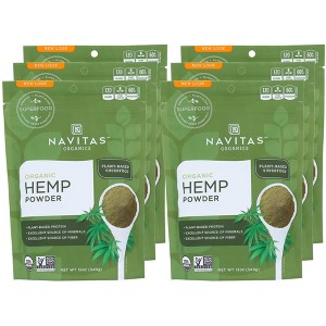 Navitas Organics Organic Hemp Powder - Case of 6/12 oz - 1 of 4