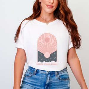 Simply Sage Market Shine Your Light Vintage Garment Dyed Tee - 1 of 4