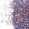 Sprinkle Me This - Patriotic Sprinkle Mix – Red, White & Blue Patriotic Sprinkles –Jimmies, Stars, Nonpareils & Decorative Balls - 2 of 4