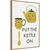 23" x 33" Retro Kitchen Coffee IV by Becky Thorns Framed Canvas Wall Art Print - Amanti Art - 2 of 4