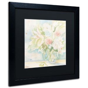 Trademark Fine Art -Sheila Golden 'Early June Bouquet' Matted Framed Art - 1 of 4
