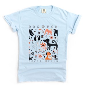 Simply Sage Market Dog Mom Social Club Garment Dyed Tee - 1 of 4