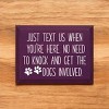Slickblue Rustic Dog Warning Sign, Solid Knotty Pine Wood, 9x12 Wall Art, Entryway Humor Style - 2 of 3