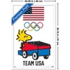 Trends International Team USA x Peanuts – Woodstock Drives the Zamboni Framed Wall Poster Prints - 3 of 4
