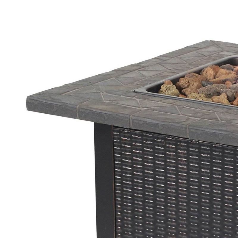 Endless Summer GAD1401M Decorative Outdoor LP Gas Fire Pit with Rocks (2 Pack), 4 of 7