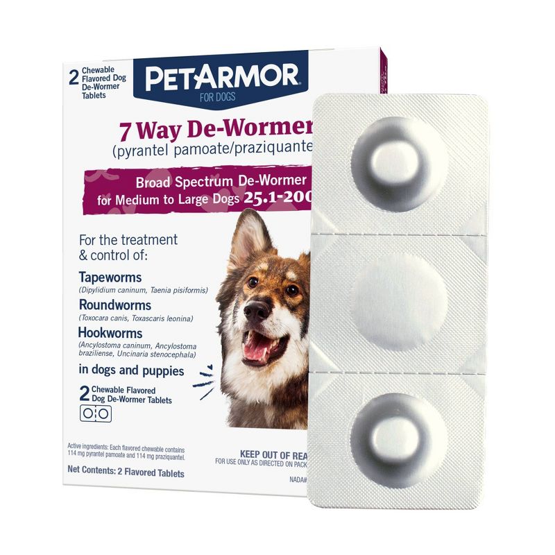 PetArmor 7-Way Deworm Dog Insect Treatment for Dogs, 5 of 9