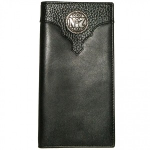 Mens Jack Daniel's No.7 Collection Rodeo Style Leather Bi-Fold Wallet - 1 of 1