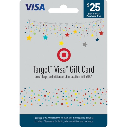 Visa Gift Card 25 4 Fee Target - roblox vanilla gift card