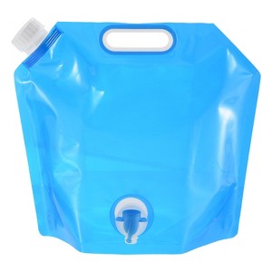 Unique Bargains Camping Hiking PE Collapsible Water Container Bag with Spigot - 1 of 4