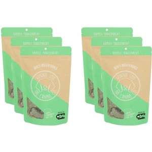Winnie Lou The Canine Co Dog Treat Minty Breath Bones - Case of 6 - 4 oz - 1 of 2