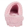 Jessica Simpson Womens Cable Knit Scuff Slippers - 2 of 4