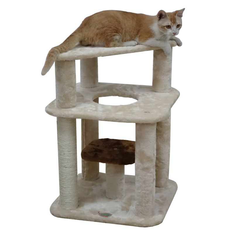 Go Pet Club Kitten Cat Tree with Scratching Post - 25&#34;, 2 of 4