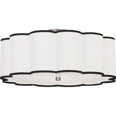 Robert Abbey Lighting Axis - Light Flush Mount in  Blackened Antique Nickel