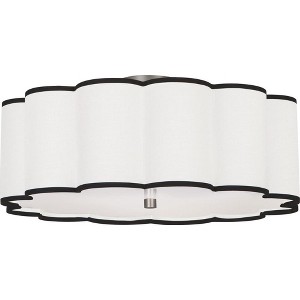 Robert Abbey Lighting Axis - Light Flush Mount in  Blackened Antique Nickel - 1 of 2