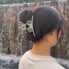 Unique Bargains Women's Faux Pearl Hair Clips and Pins Gold Tone 1 Pc - 2 of 4