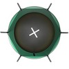 NAYSAYE Trampoline 6FT with Safety Net and Bungee Cords for Outdoor Fun for Kids and Adults Backyard, Dark Green, 43.31"*20.08"*7.09" - 2 of 4