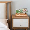 Bathroom decoration box with double-sided interesting bathroom logo toilet paper holder, with cute box logo rustic wooden box of farmhouse - 3 of 4