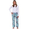 Seven Times Six Disney Stitch Pajama Pants Women's Santa Hat Gifts Lounge Bottoms - 2 of 4
