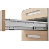 NicBex 2 Drawer Mobile File Cabinet,Office Cabinet with Grooved Handle Design and Casters,Modern Storage Cabinet,Filing Cabinets for Home Office - 4 of 4
