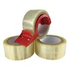 UBMOVE 3 Rolls of Clear Packing Tape & Light Duty Clamshell Tape Dispenser - 2 of 4
