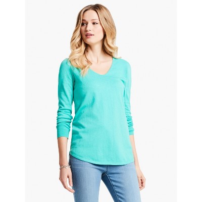 womens green pullover sweater