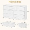 Jojoka Dresser for Bedroom,54" Wide Modern Double Dresser Organizer with Large Storage - 2 of 4