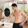 Adjustable Dumbbells,80lbs Free Weights Dumbbells Convertible 2 or 3 in 1 Set Used as Barbell, Kettlebells, A Pair of Lightweight for Home Gym - 4 of 4