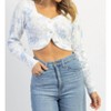 Women's CAPE WEEKEND BUTTON CROP CARDIGAN - SUNDAYUP - 3 of 4