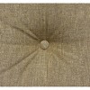 Oakland Living 2pc Deep Seating Outdoor Cushion Set with Ties Tan: All-Weather, Removable Cover, High-Density Foam - 3 of 4