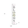 HomeRoots 72" White Solid Wood Blooms Welcome Porch Sign - 3 of 4
